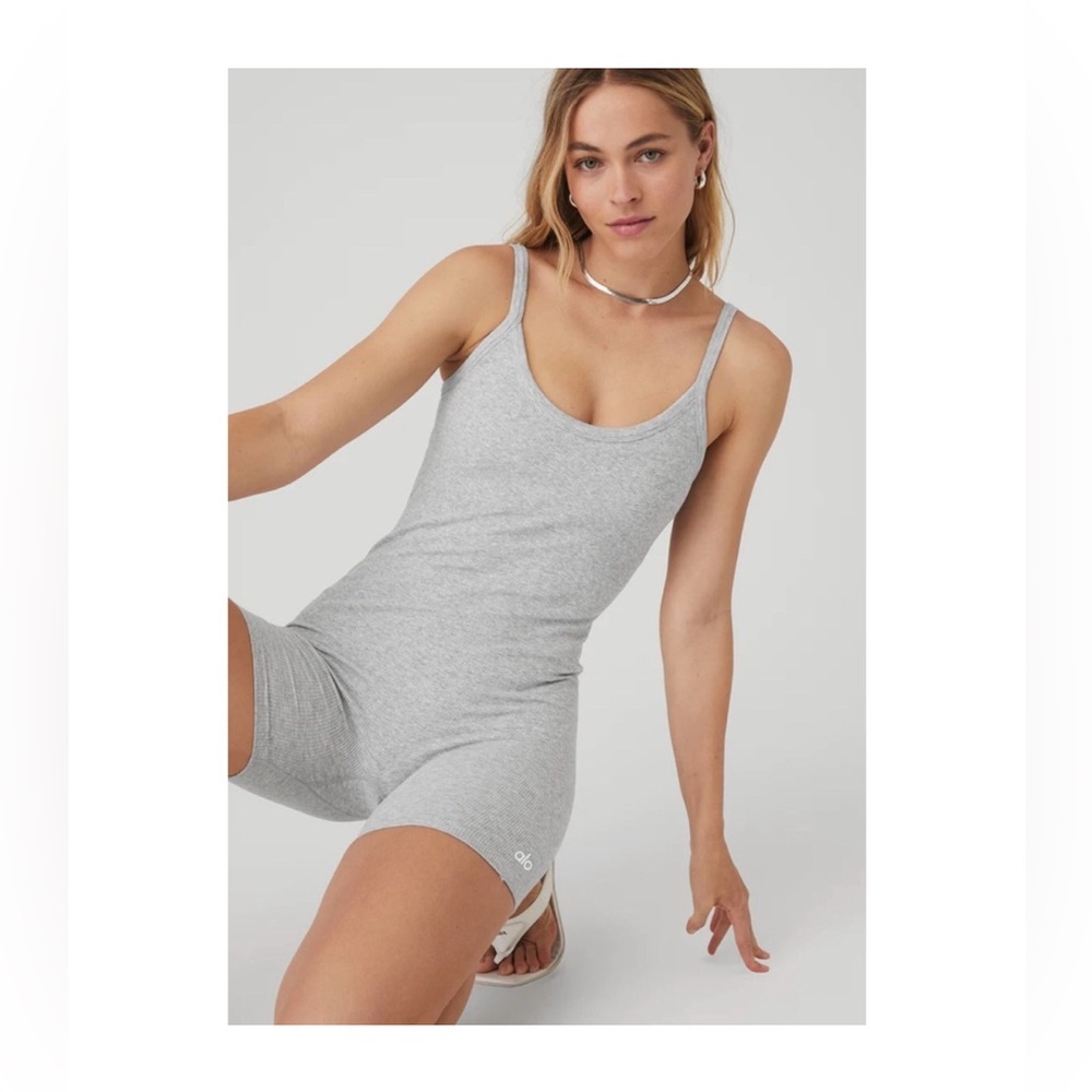 Alo yoga romper, onesie grey